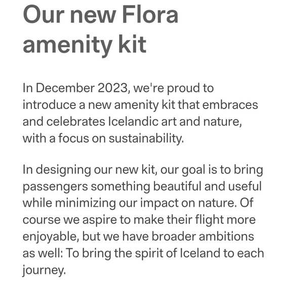 Two new Icelandair amenity kits (made from Kraft paper) & full contents - Picture 7 of 9